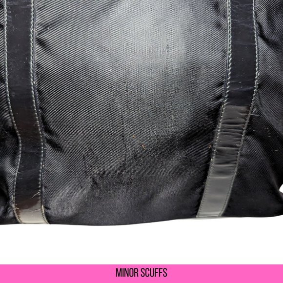 Gucci Large Black Nylon Bamboo Zip Tote Bag 002-2058-0412-5 - Picture 12 of 14